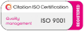 Citation ISO Certification - ISO 9001